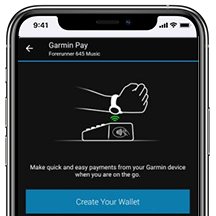 Garmin Pay Step 1
